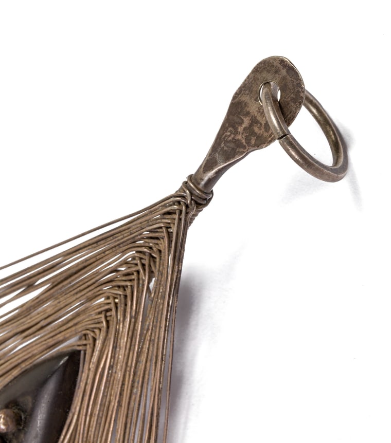 Harry Bertoia Hand-Forged Silver Pendant