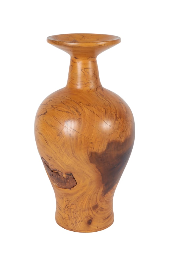 Mevin Lindquist Spalted Magnolia Turned Vase