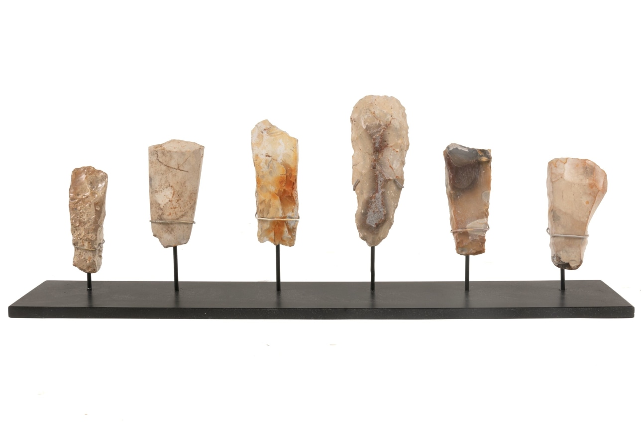 Collection of Neolithic Flint Stone Tools