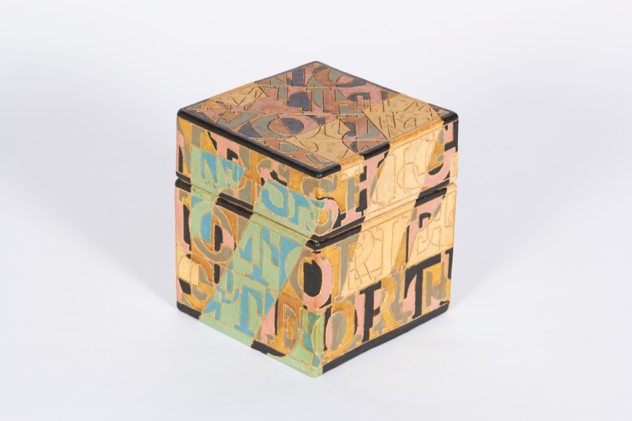 Stoneware Lidded Box by Bo Kristiansen