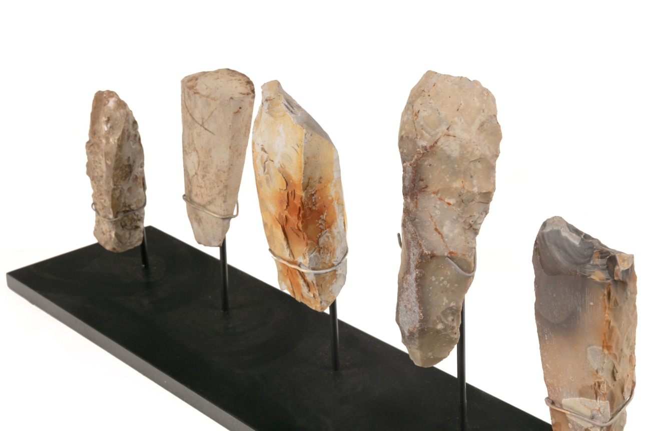 Collection of Neolithic Flint Stone Tools