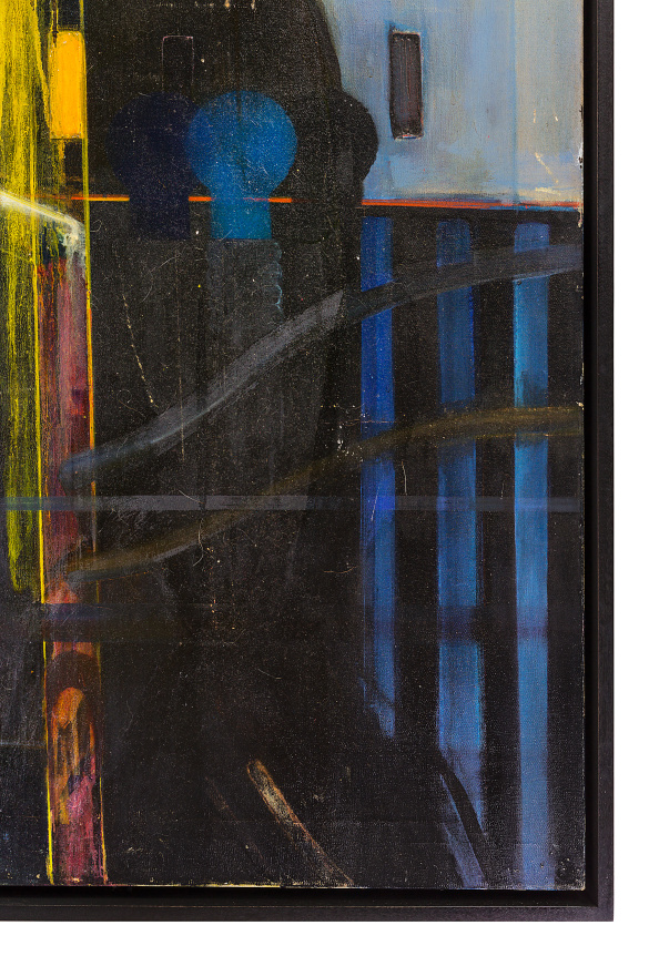 Nick de Angelis "Untitled" Oil on Board Painting, Close Up 5