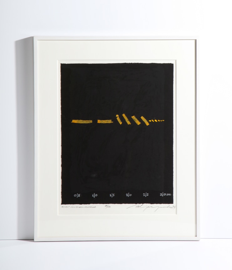 Adja Yunkers Lithograph "Shant D'un Oiseau Solitaire" 50/50, 2