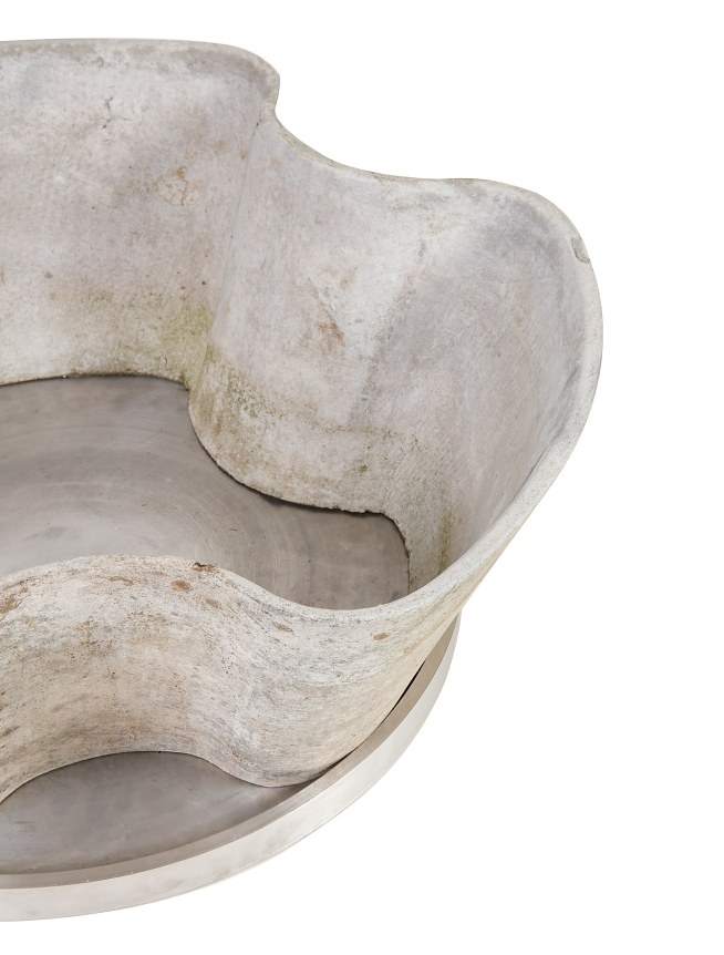 Concrete Planters by Eternit with Aluminum Trays