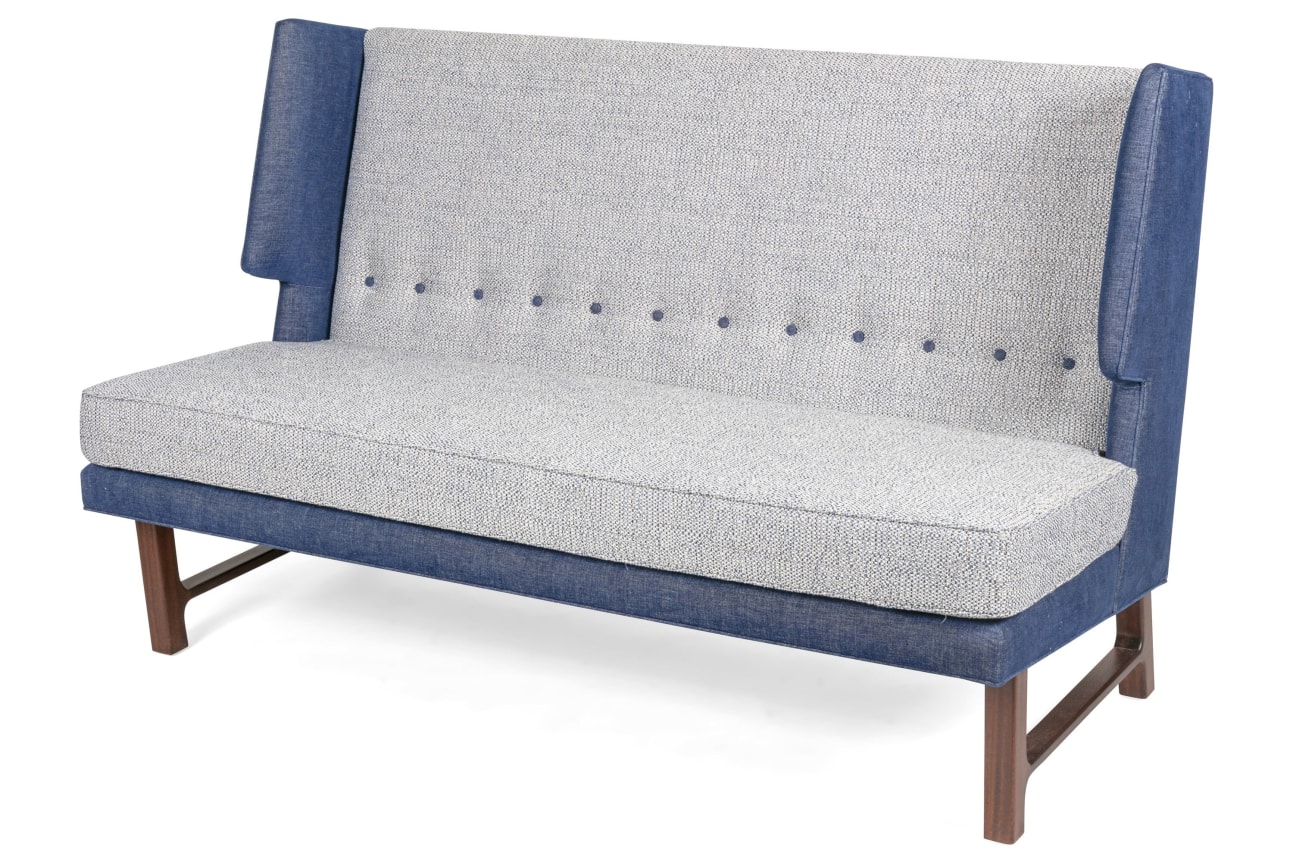 Wing Settee in the Manner of Dunbar by Lost City Arts