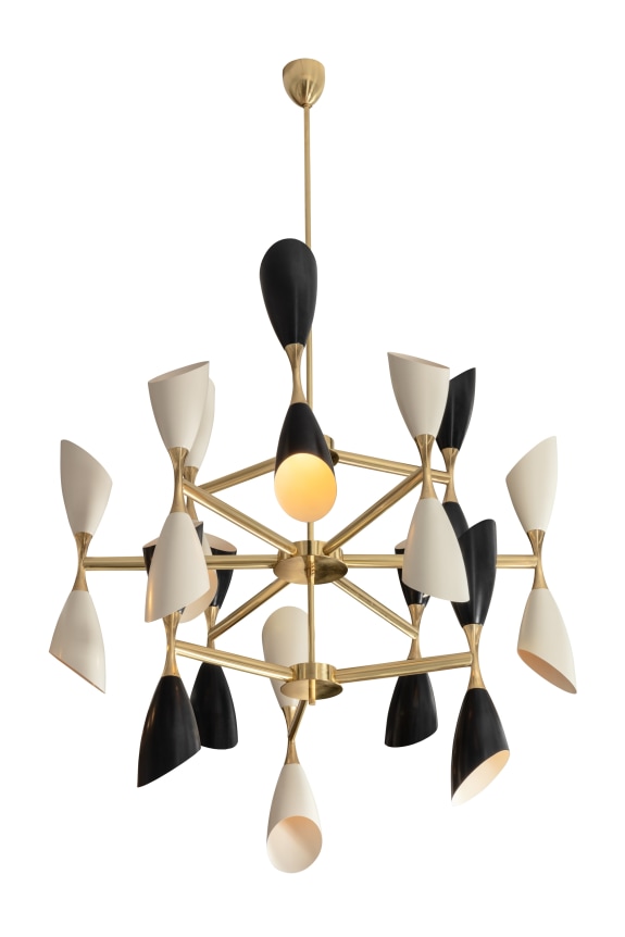 Italian Mid-century Style Chandelier