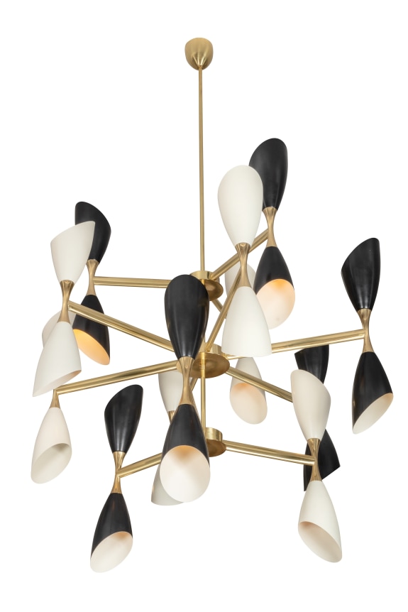 Italian Mid-century Style Chandelier