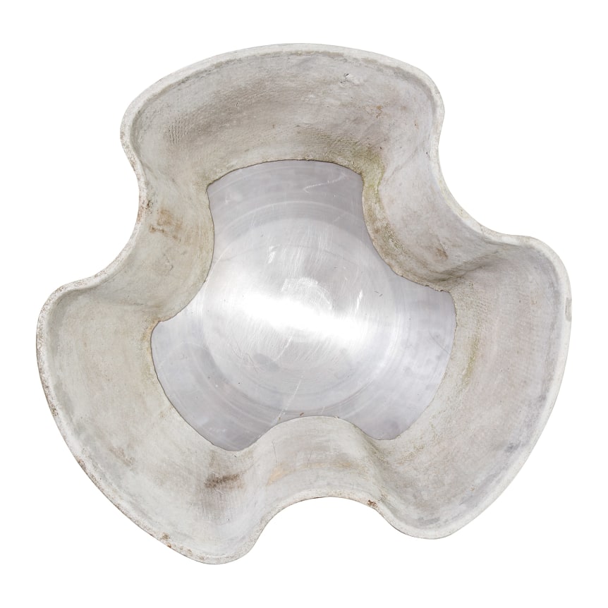 Concrete Planters by Eternit with Aluminum Trays