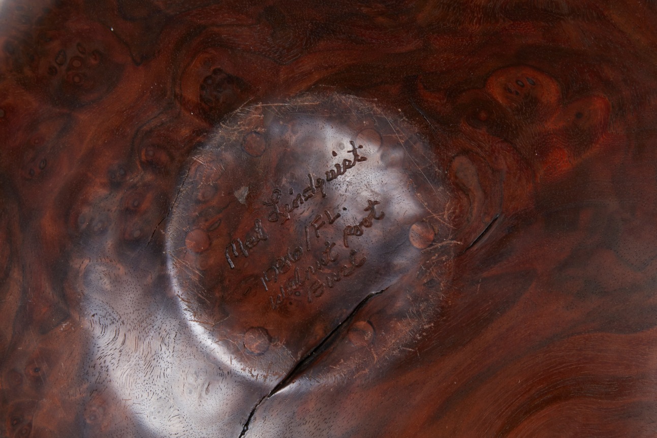 Melvin Lindquist Walnut Root Burl Vase