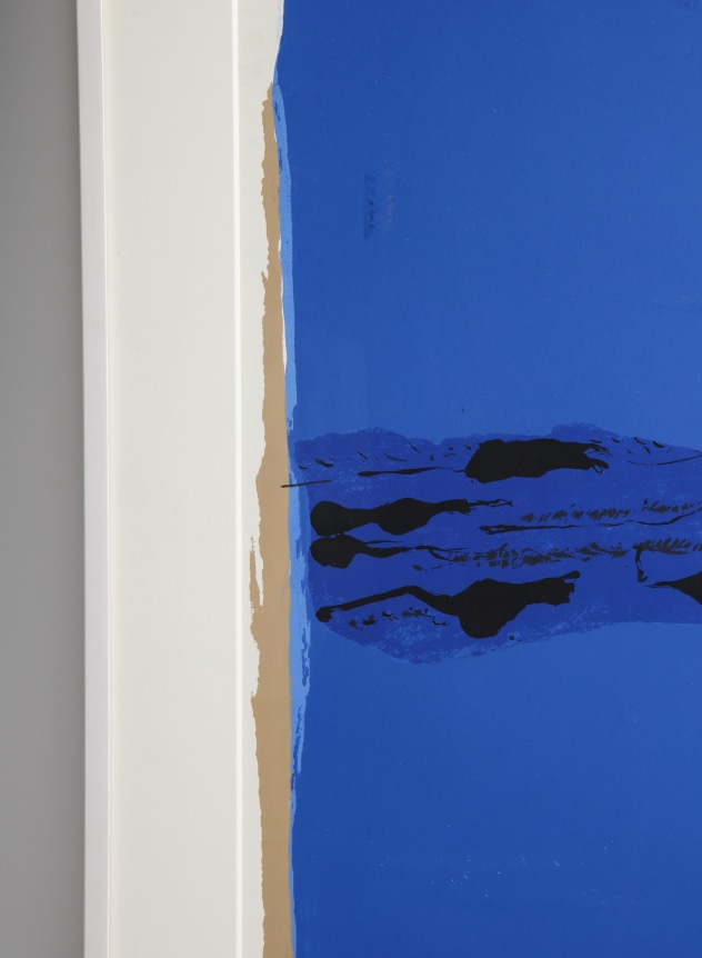 Adja Yunkers Lithograph &quot;Parev III&quot;, Close Up 4