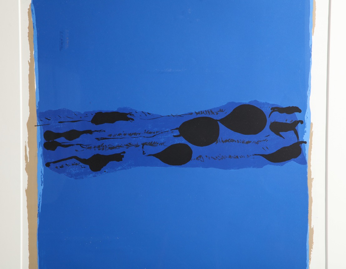 Adja Yunkers Lithograph &quot;Parev III&quot;, Close Up 5