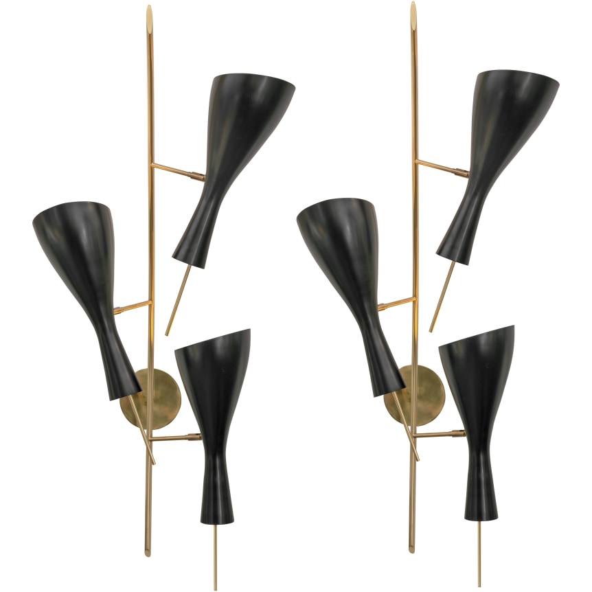 Italian Mid-Century Style Sconces