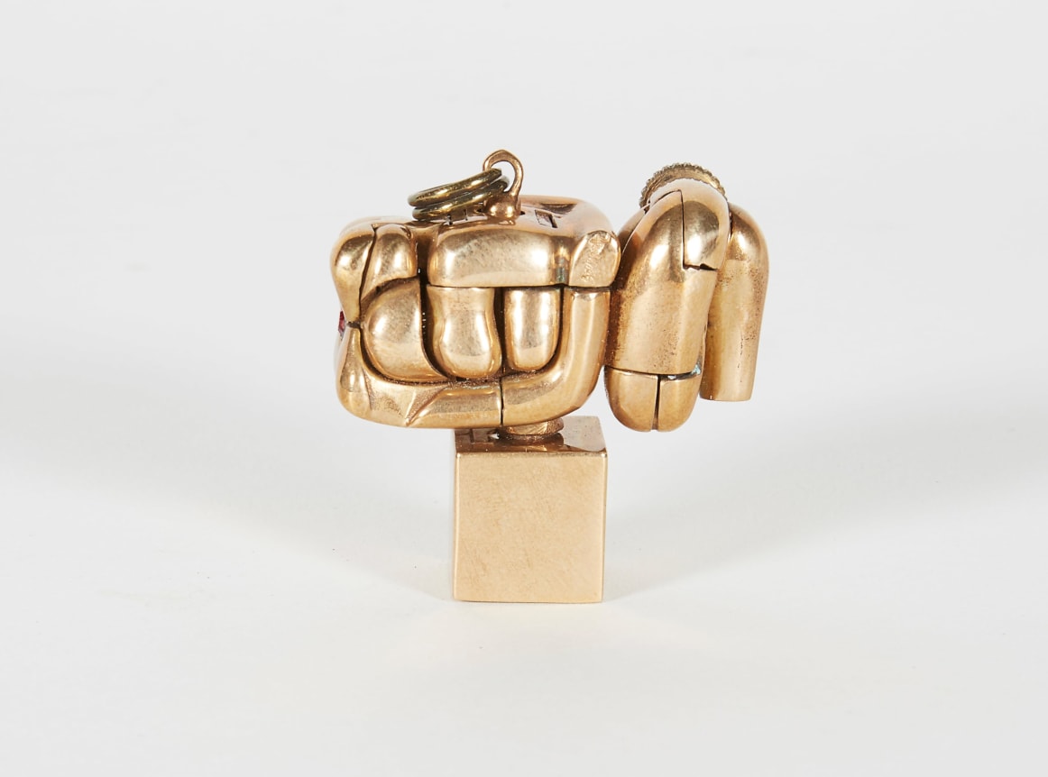 Miguel Berrocal Bronze Micro Maria Pendant