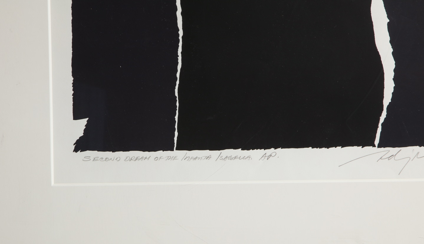 Adja Yunkers Lithograph &quot;The Second Dream of the Infanta Isabella&quot; AP, Close Up 1