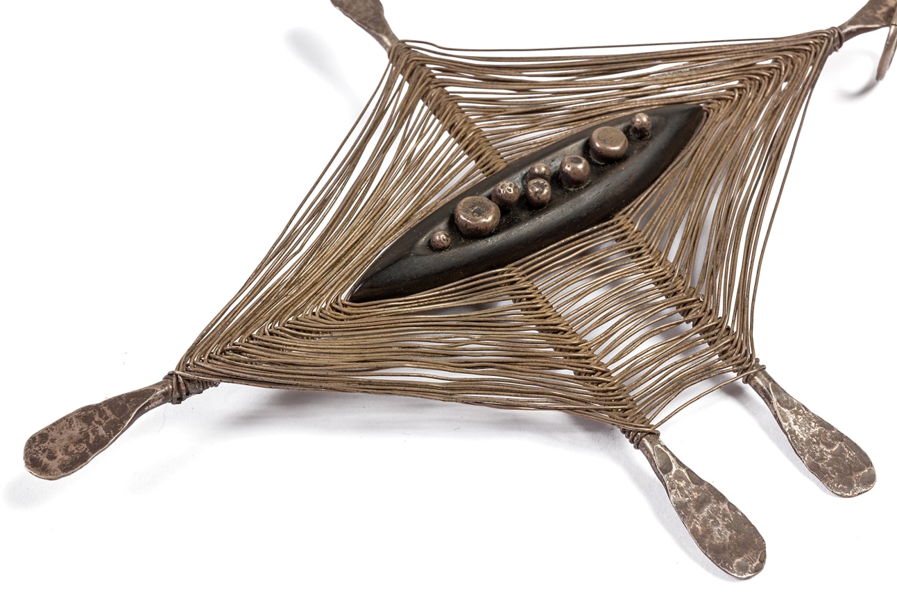 Harry Bertoia Hand-Forged Silver Pendant