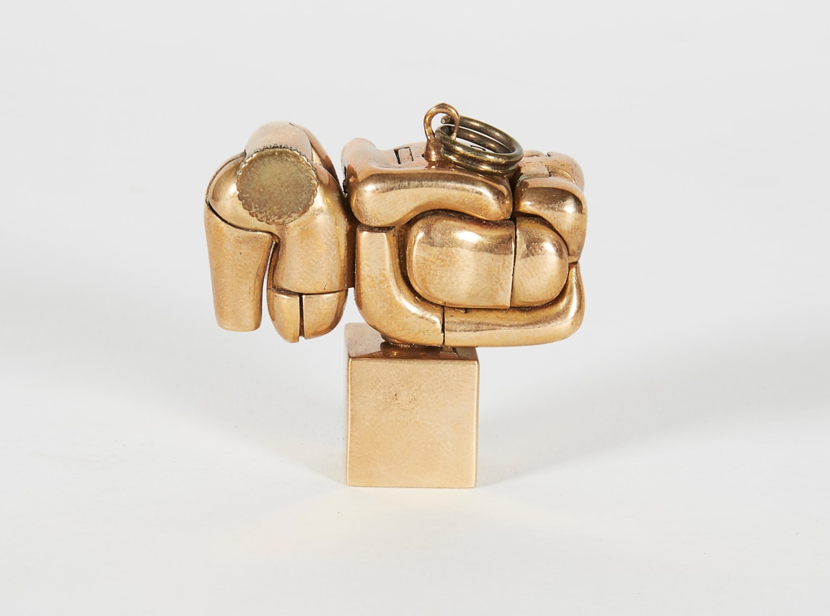 Miguel Berrocal Bronze Micro Maria Pendant