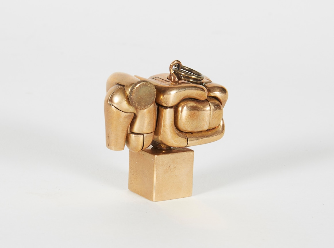 Miguel Berrocal Bronze Micro Maria Pendant