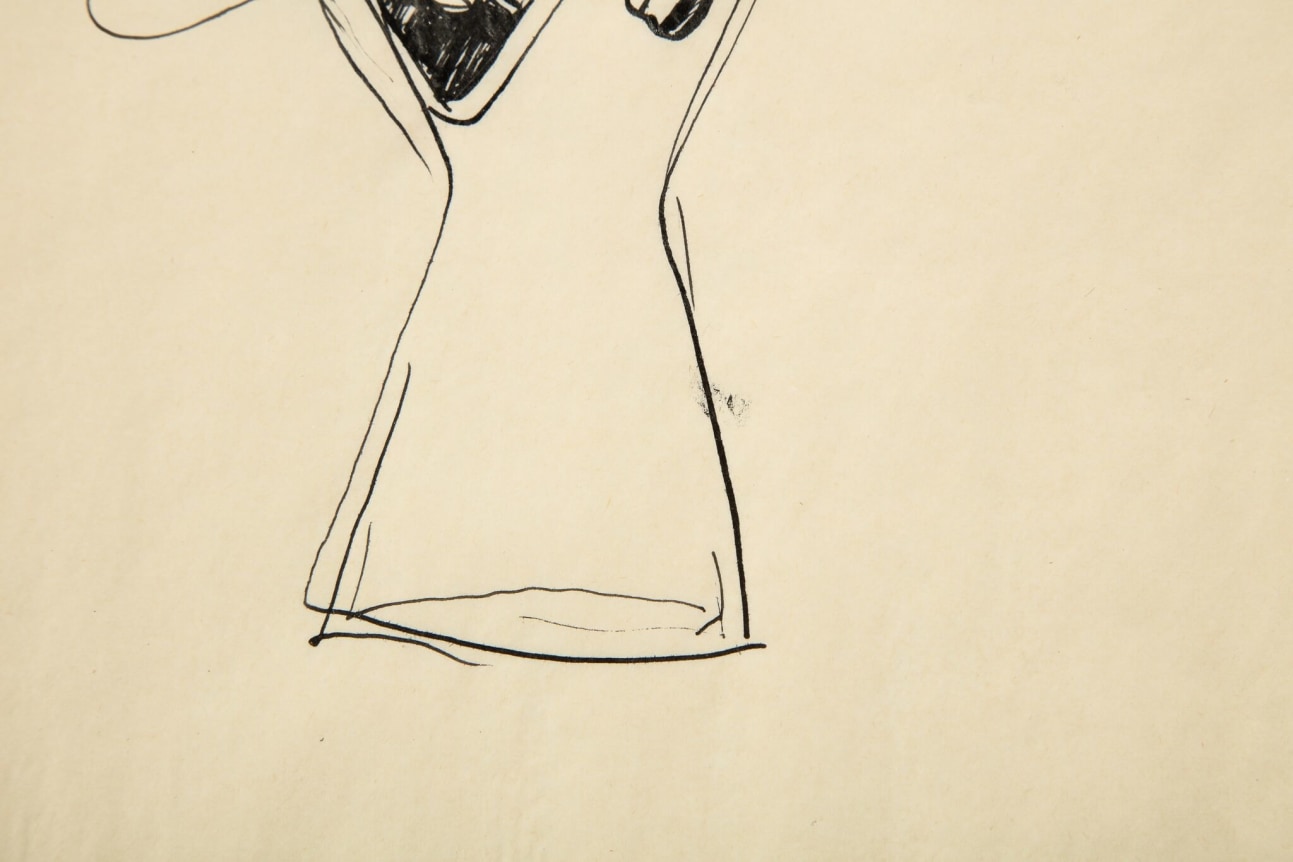 Gio Ponti Sketch &quot;Disegni per Vasi Incrociatifor&quot;