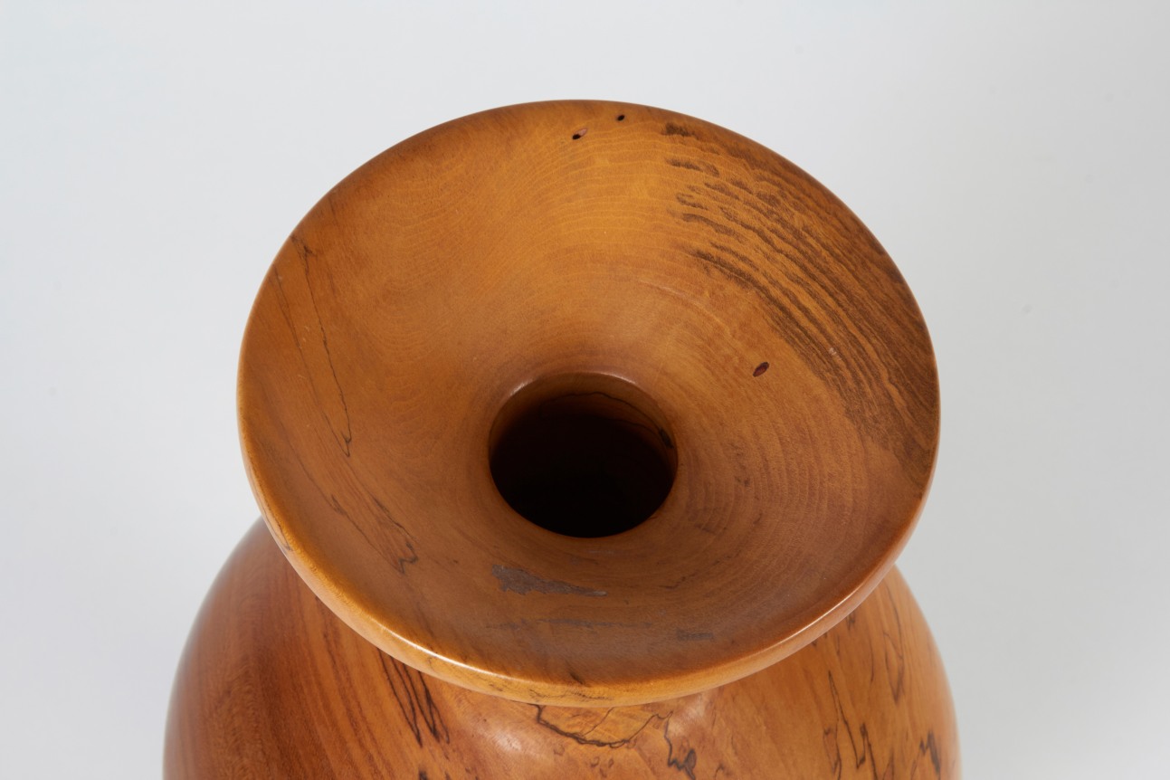 Mevin Lindquist Spalted Magnolia Turned Vase