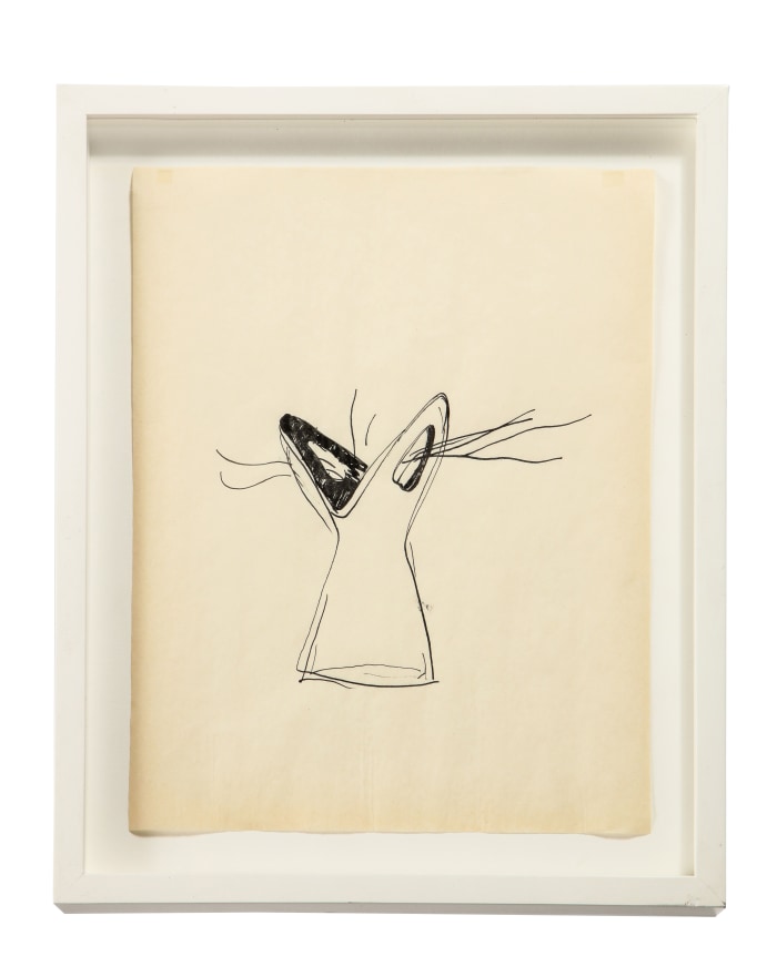 Gio Ponti Sketch &quot;Disegni per Vasi Incrociatifor&quot;