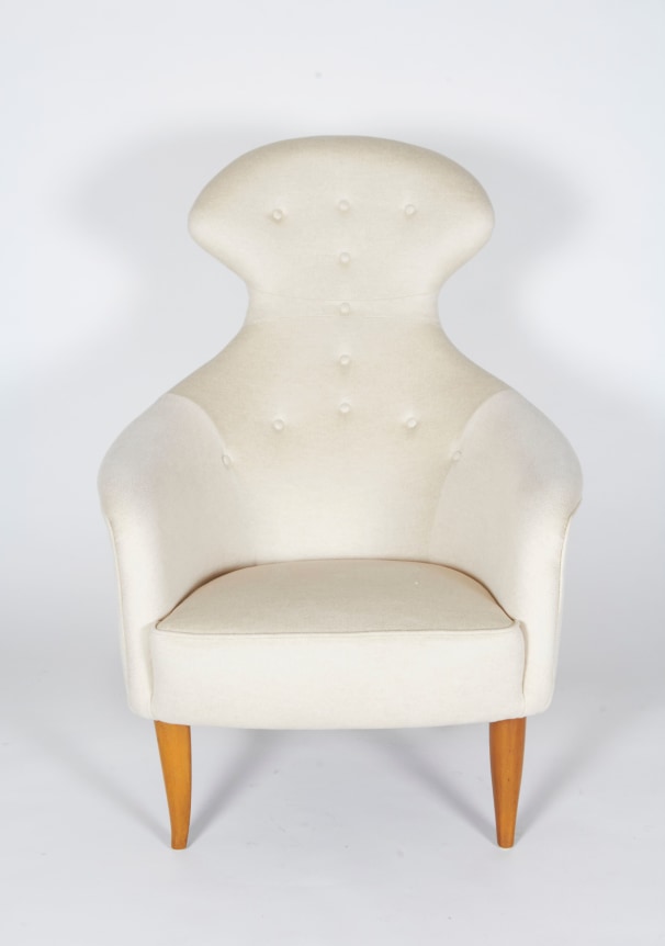 &quot;Big Eva&quot; Lounge Chair and Ottoman by Kerstin H&ouml;rlin-Holmquist, 2