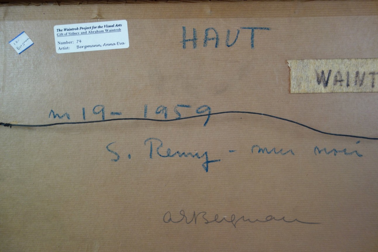 Anna-Eva Bergman, No. 19 &ndash; 1959 (S. Remy &ndash; noir noir), 1959