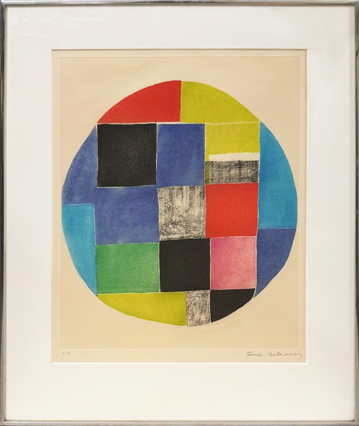 Sonia Delaunay, Untitled (Circular Composition), 1970
