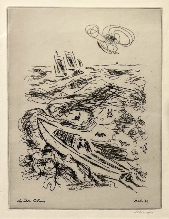 John Marin, The Lobster Fisherman, 1948