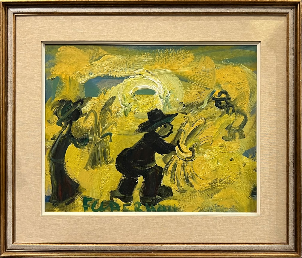 Frans Martin Claerhout, Three Figures Harvesting, n.d.