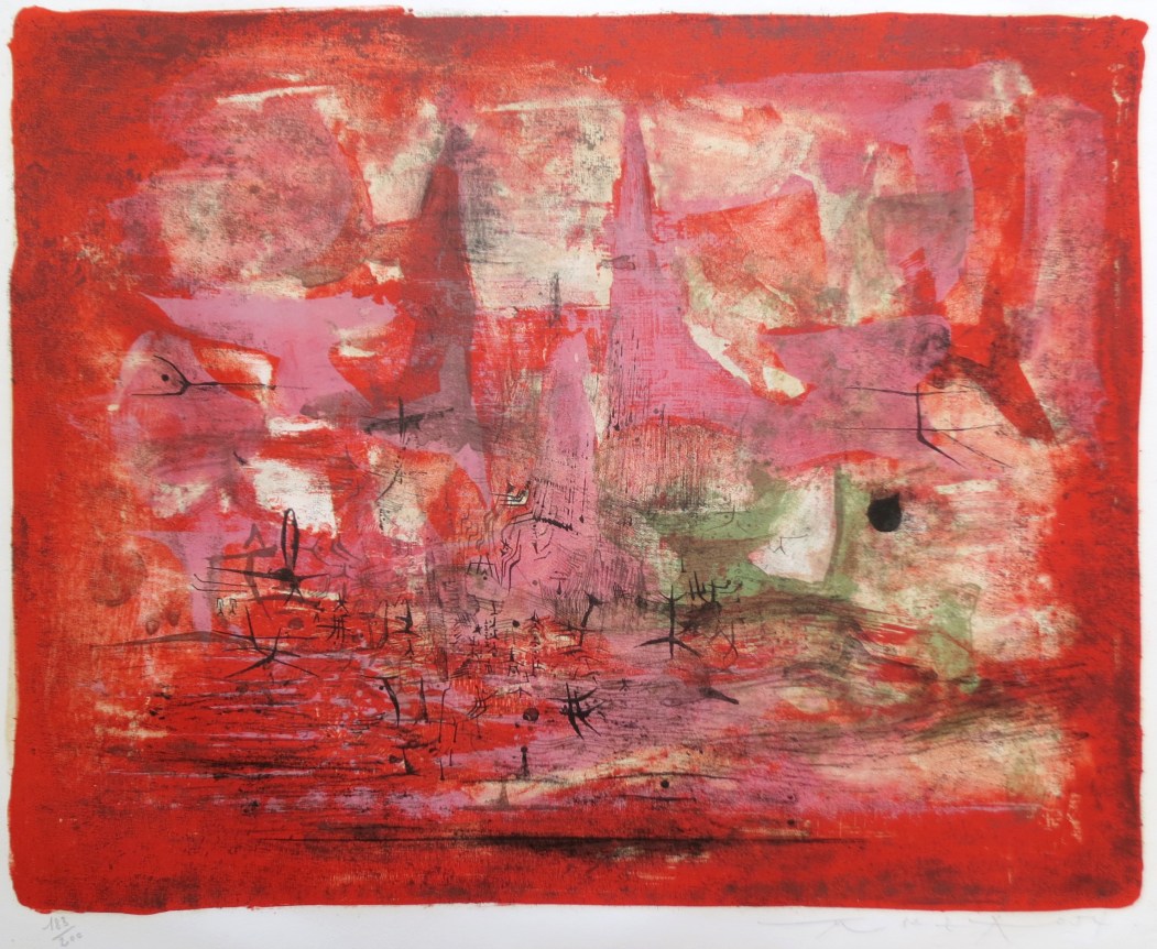 Zao Wou-Ki, Embrasement, 1954