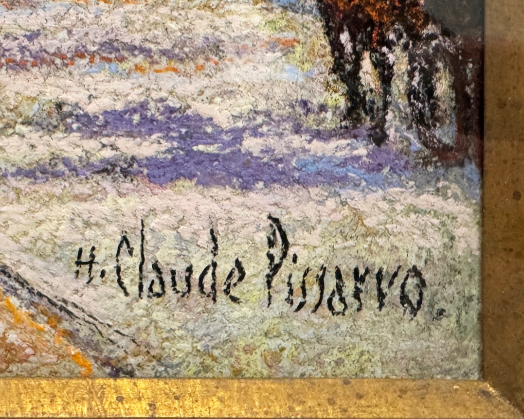 Hugues Claude Pissarro, Les Palmiers de la croisette (Cannes), n.d.