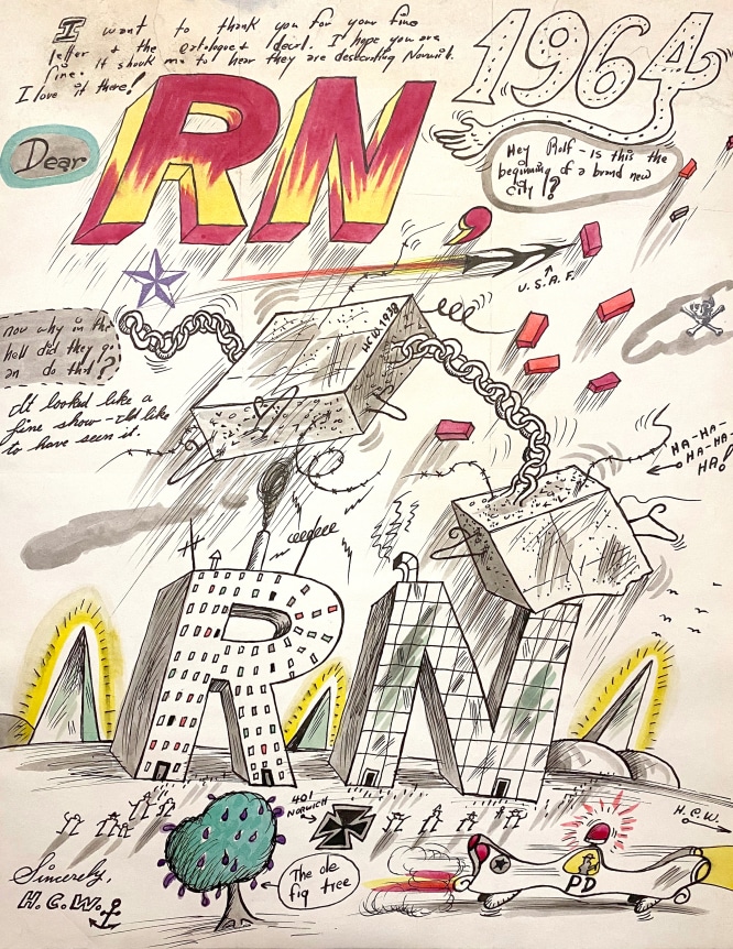 HC Westermann (1922&ndash;1981) Dear RN &ldquo;Rolf Nelson&rdquo;, 1964