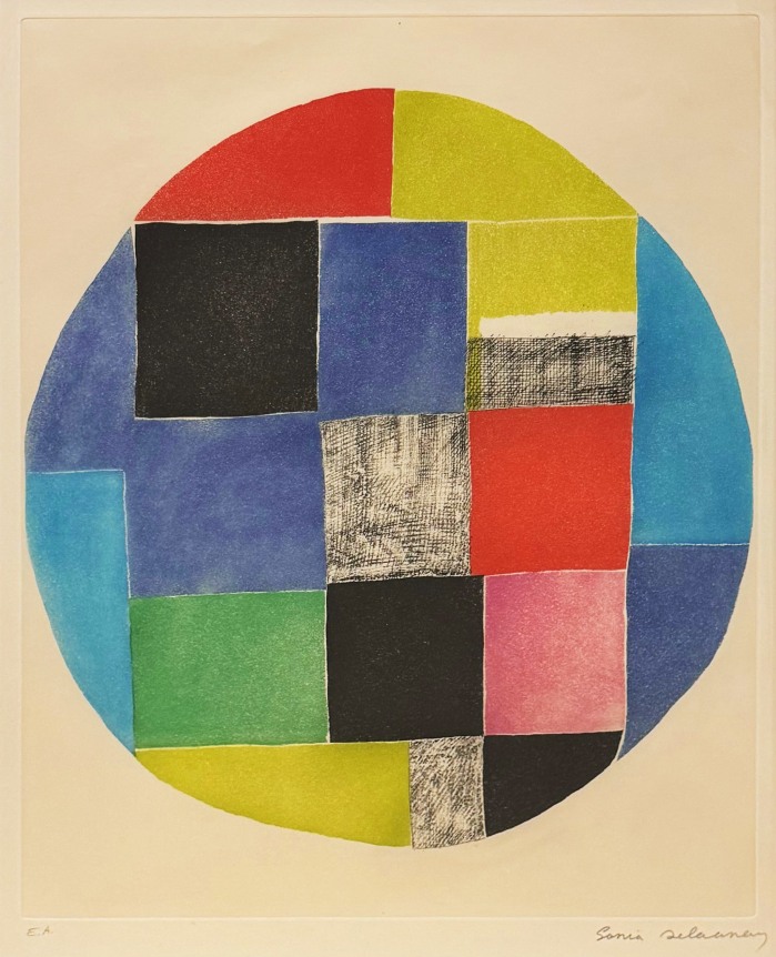 Sonia Delaunay, Untitled (Circular Composition), 1970