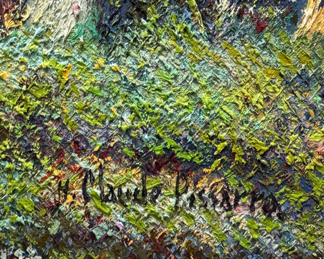 Hugues Claude Pissarro, Les Palmiers de la croisette (Cannes), n.d