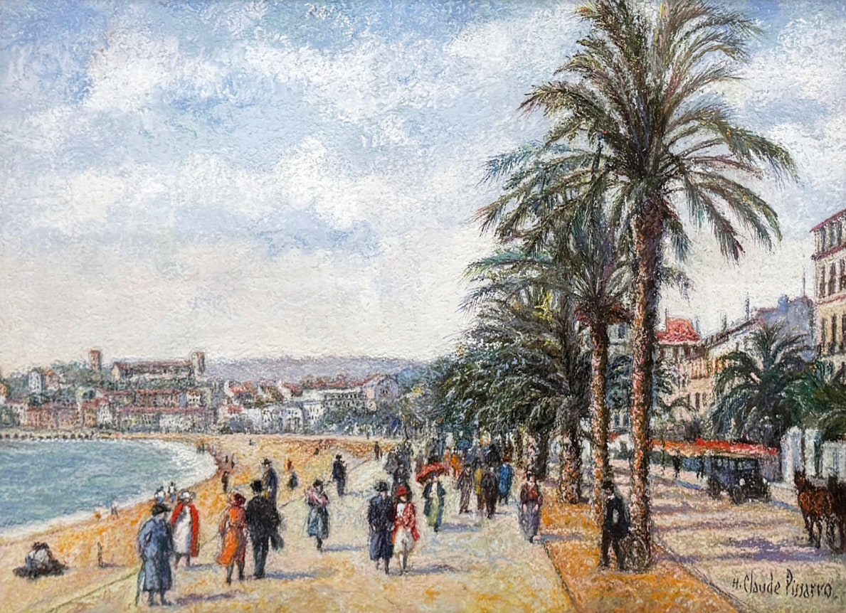 Hugues Claude Pissarro, Les Palmiers de la croisette (Cannes), n.d.