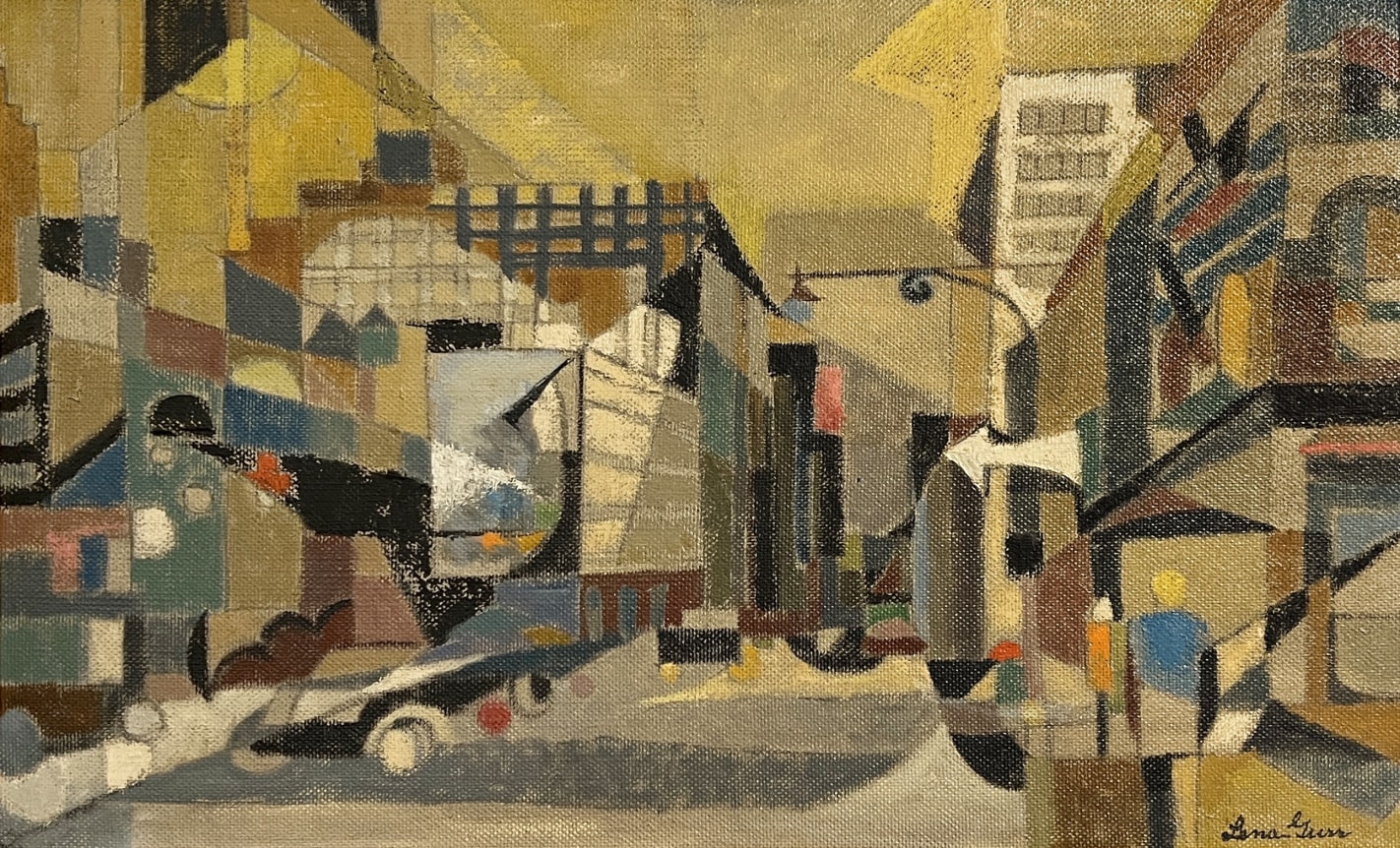 Lena Gurr, Church Street, New York, c. 1956