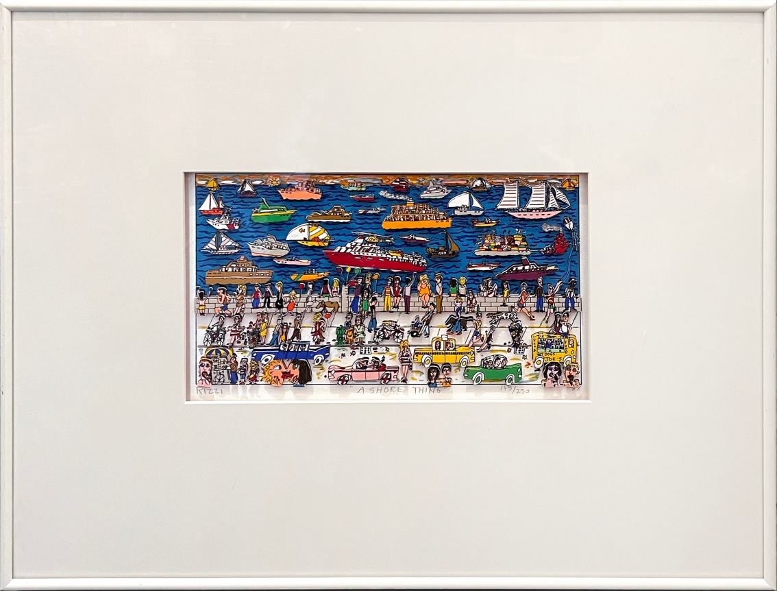 James Rizzi, A Shore Thing, 1988