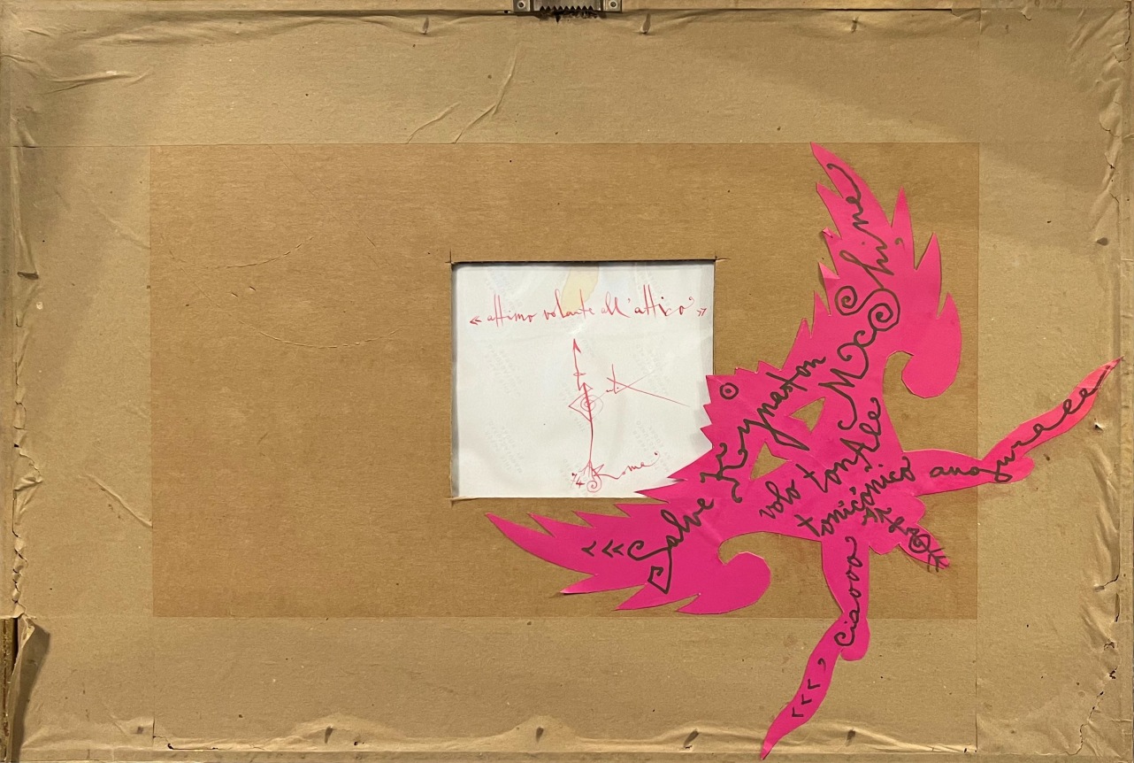 Luigi Ontani, Attimo Volante All'Attico (Self-portrait), 1974