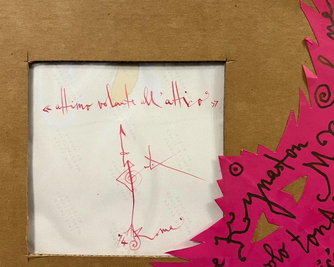 Luigi Ontani, Attimo Volante All'Attico (Self-portrait), 1974