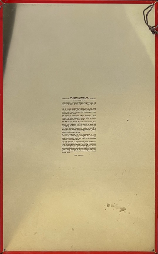 Peter Blake, Babe Rainbow, 1968/1969