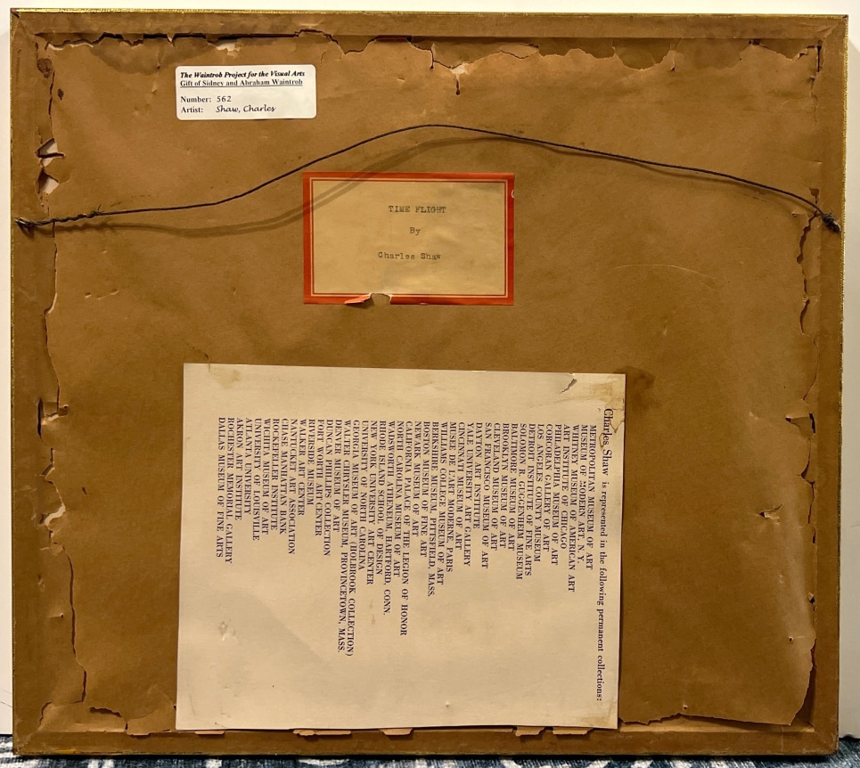 Charles Green Shaw, Time Flight, circa 1964