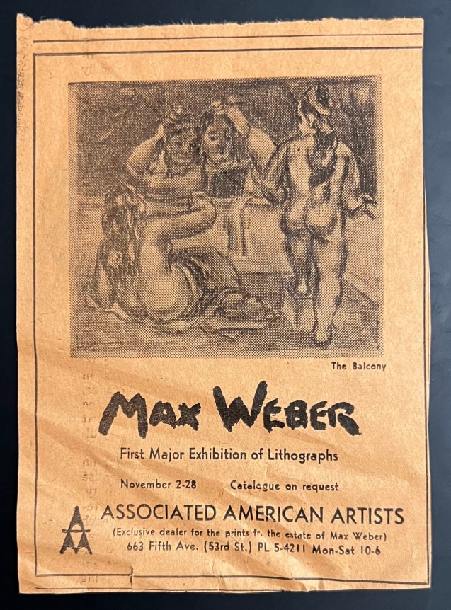Max Weber, The Balcony, 1929