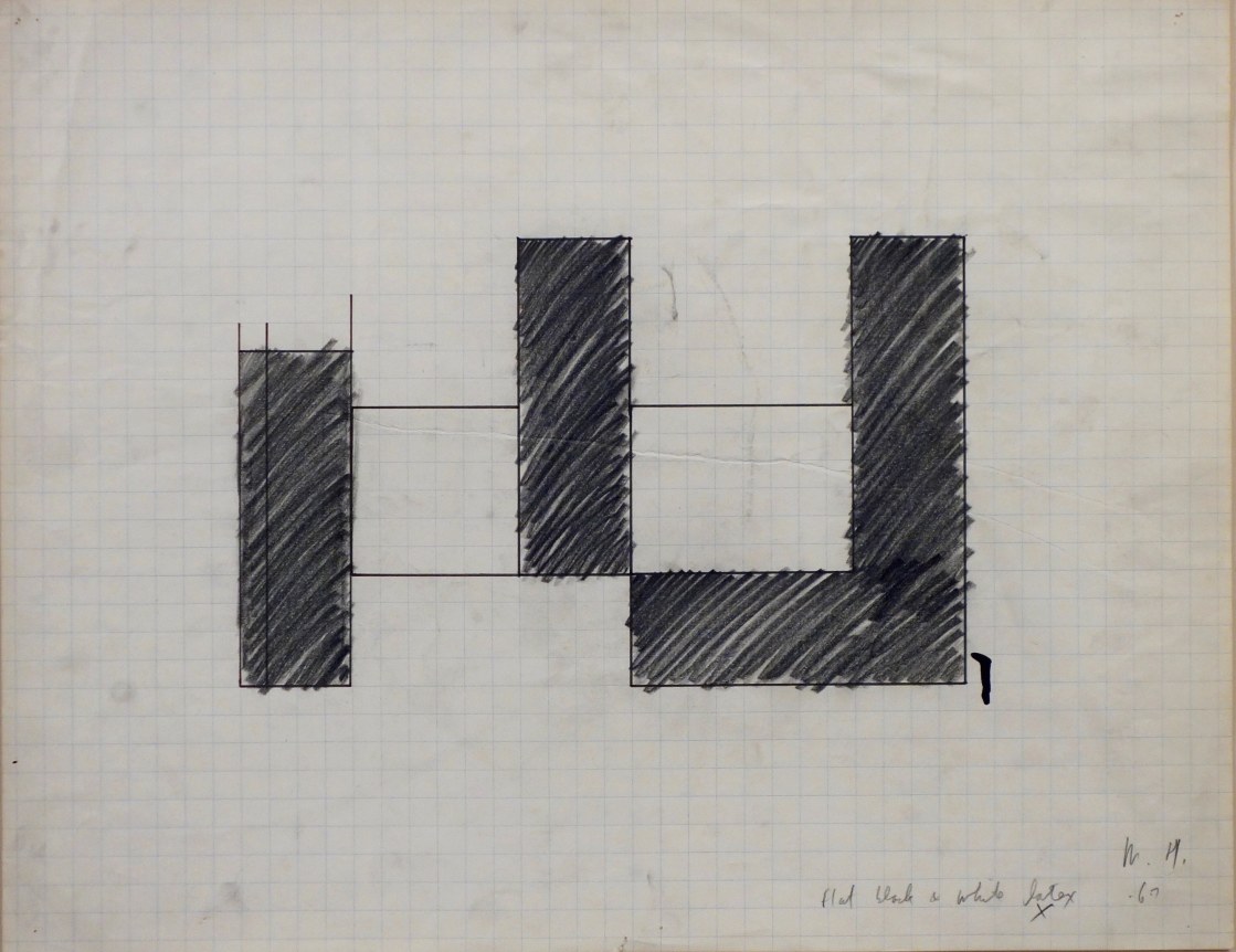 Michael Heizer, Untitled (Painting Study), 1967