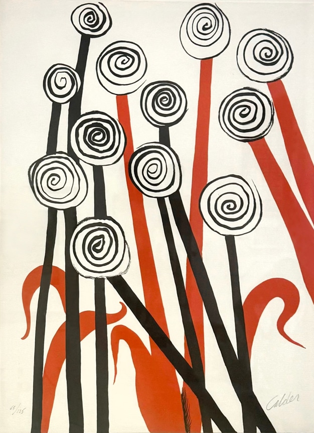 Alexander Calder, Spiral Flowers, circa 1970