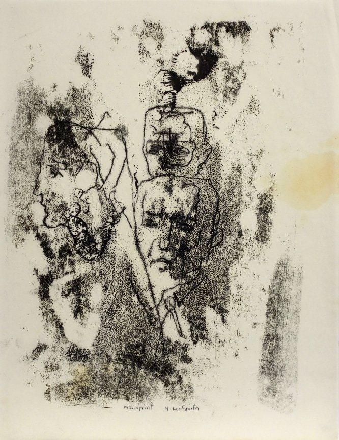 Hughie Lee-Smith, Untitled (Face Study), circa 1969