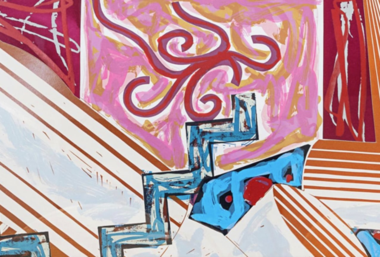 Frank Stella, Then Came a Stick and Beat the Dog, Illustrations After El Lissitzky's Had Gadya, 1984