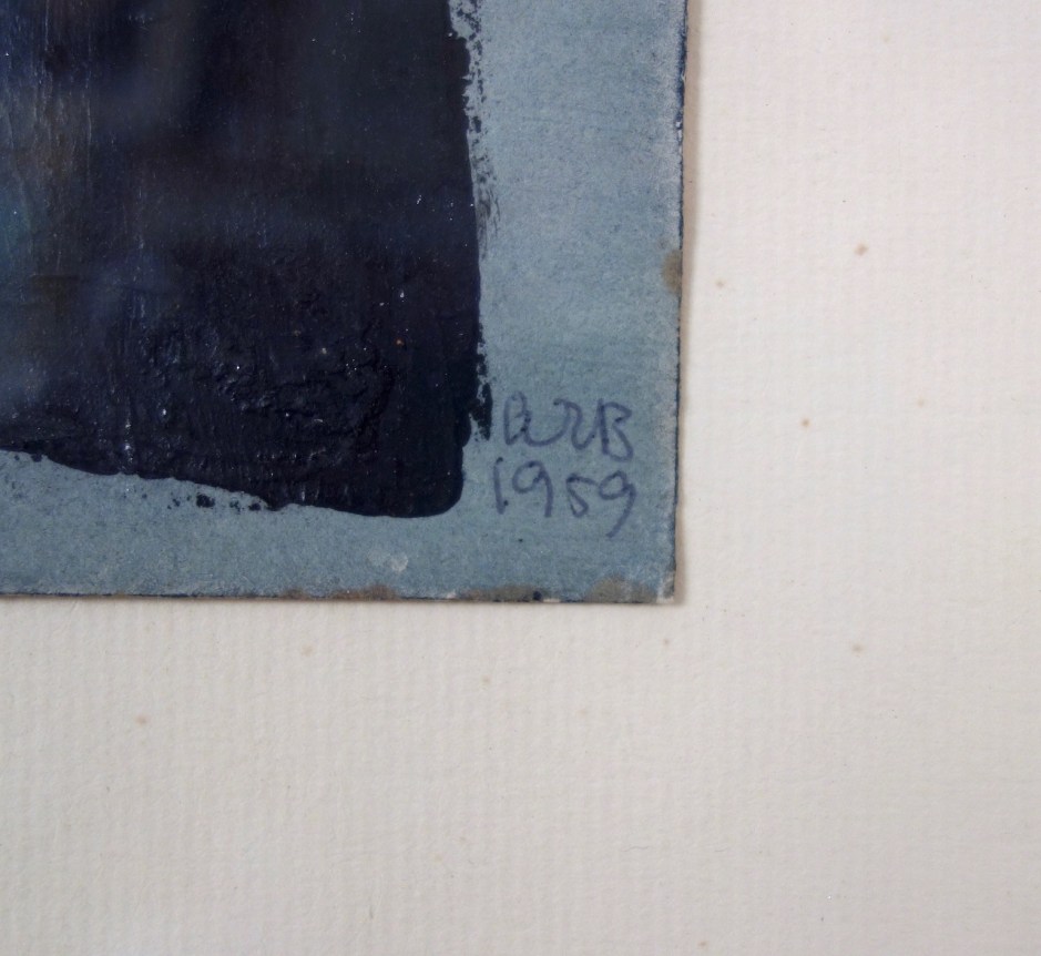 Anna-Eva Bergman, No. 19 &ndash; 1959 (S. Remy &ndash; noir noir), 1959