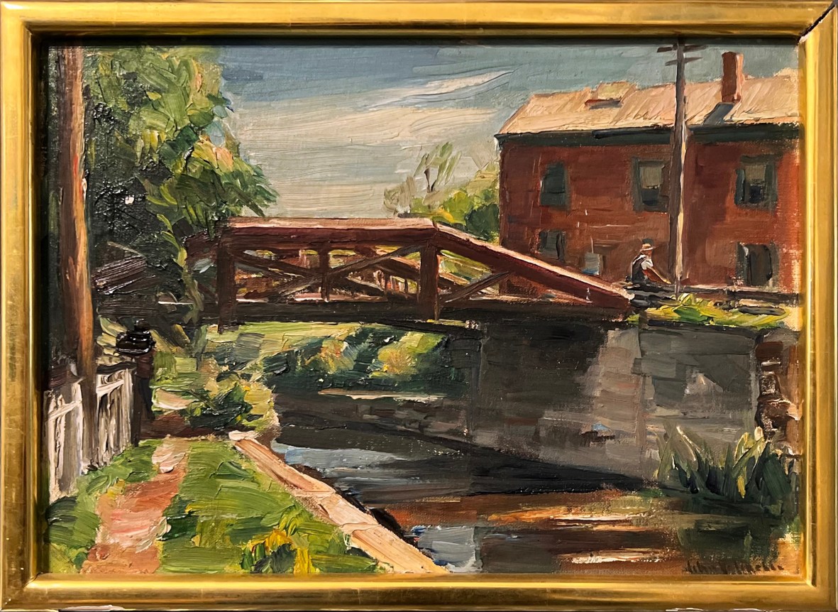 John Folinsbee, Mechanic Street Bridge, New Hope, n.d.