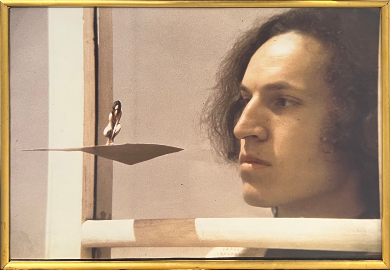 Luigi Ontani, Attimo Volante All'Attico (Self-portrait), 1974