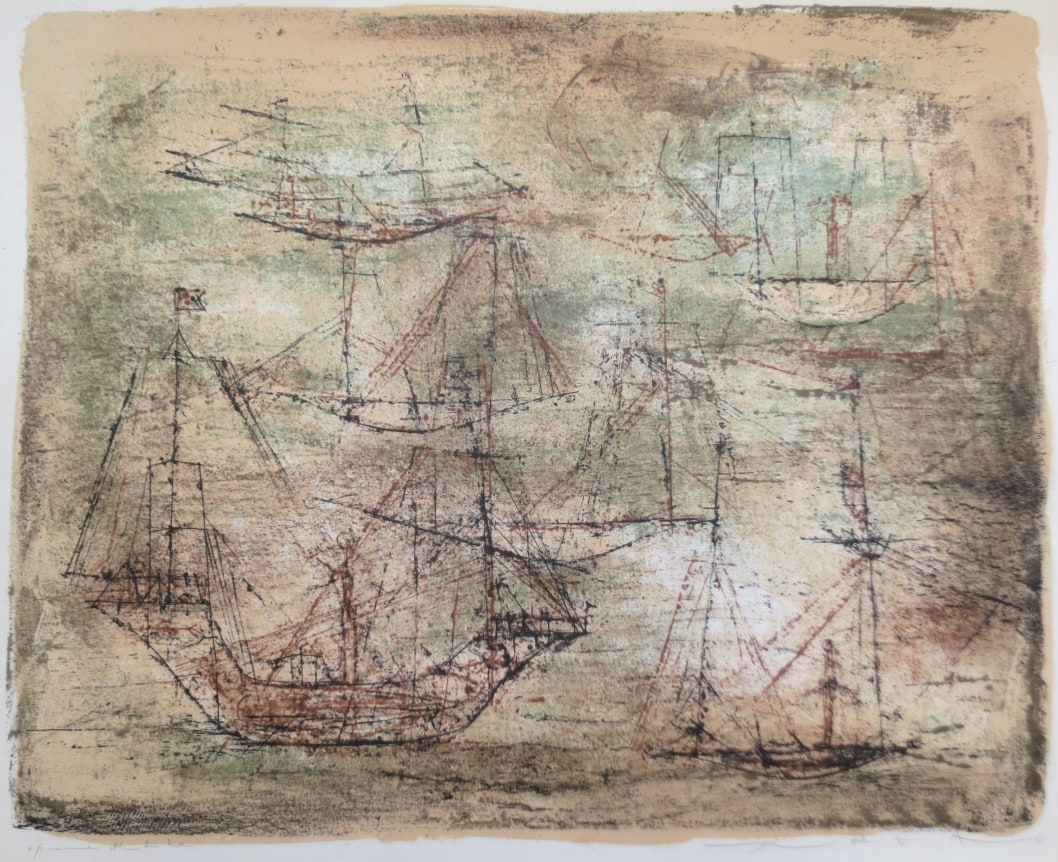 Zao Wou-Ki, Les Voiliers, 1952